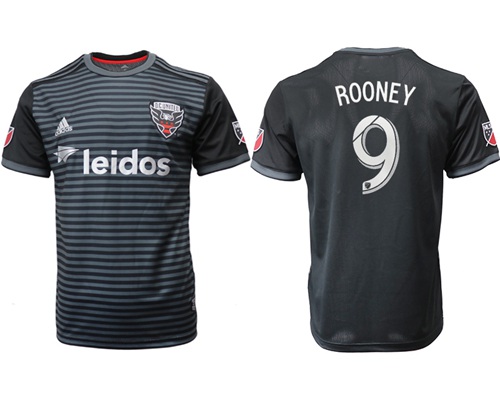 D.C. United #9 Rooney Home Soccer Club Jersey