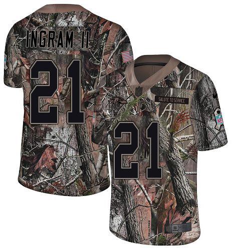 Nike Ravens #21 Mark Ingram II Camo Men's Stitched NFL Limited Rush Realtree Jersey