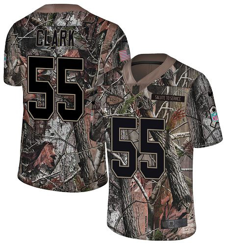 Nike Chiefs #55 Frank Clark Camo Men's Stitched NFL Limited Rush Realtree Jersey